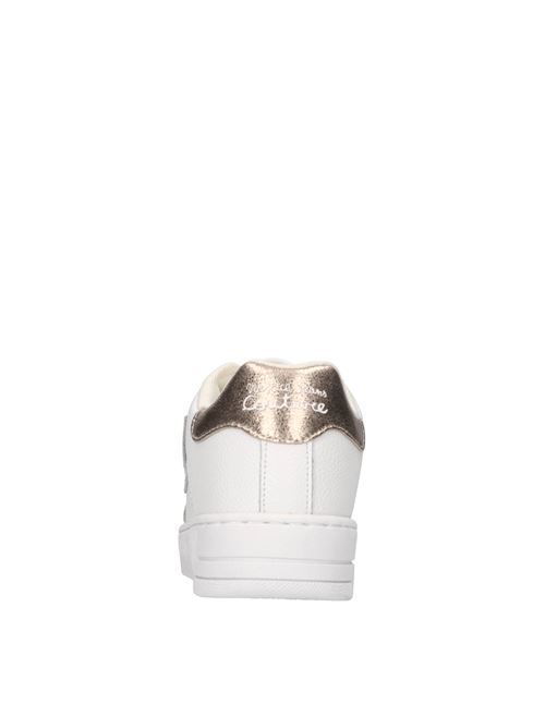 Sneakers in ecopelle VERSACE JEANS COUTURE | 78VA3SJ5 ZPB10 003BIANCO-ORO ROSA